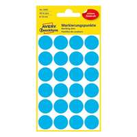 AVERY Etikett AVERY 3005 jelölőpont 18mm kék 96 darabos