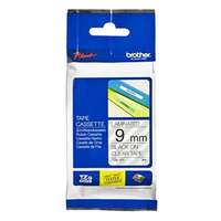 BROTHER Feliratozó szalag BROTHER TZe-121 9mmx8m laminált átlátszó alalpon fekete írásszín