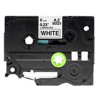 BROTHER Feliratozó szalag BROTHER TZe-211 6mmx8m laminált fehér alapon fekete írásszín