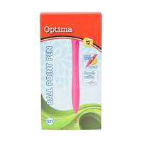 OPTIMA Golyóstoll OPTIMA nyomógombos 521 pink