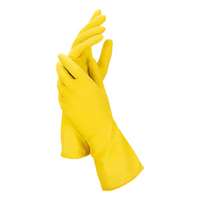 - Gumikesztyű háztartási sárga latex M 7-8