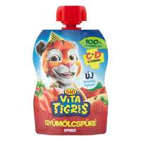 SIÓ Gyümölcspüré SIÓ Vitatigris Eper 100% 90 g