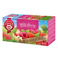 TEEKANNE Gyümölcstea TEEKANNE World of Fruits eper és málna 20 filter/doboz