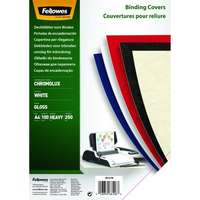 FELLOWES Hátlap FELLOWES Chromolux A/4 250 g fényes fehér 100/csom