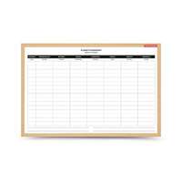 MEMOBE Heti tervezőtábla MEMOBE mágneses 40x60 cm