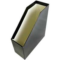 FORTUNA Irattartó papucs FORTUNA Elegant 90 mm karton fóliás fekete