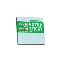 STICK N Öntapadós jegyzettömb STICK`N extra erős 76x76mm újrahasznosított pasztell kék 90 lap
