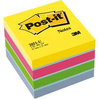 POST-IT Öntapadós jegyzettömb 3M Post-it LP2051U 51x51mm mini kocka ultra színek 400 lap
