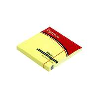 OPTIMA Öntapadós jegyzettömb OPTIMA 75x75mm neon sárga 100 lap