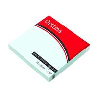 OPTIMA Öntapadós jegyzettömb OPTIMA 75x75mm pasztell kék 100 lap