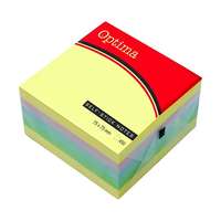 OPTIMA Öntapadós jegyzettömb OPTIMA 76x76mm pasztell 400 lap