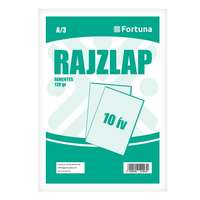 FORTUNA Rajzlap famentes FORTUNA A/3 120 g 10 íves