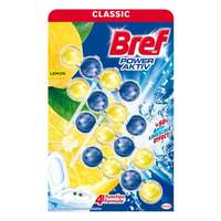 BREF Toalett illatosító golyó BREF Power Aktiv Lemon 3x50 g