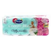 PERFEX Toalettpapír PERFEX Cotton Like 3 rétegű 10 tekercses baby powder perfume