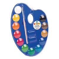 PRIMO Vízfesték PRIMO 25 mm palettás+ecset 12 darabos