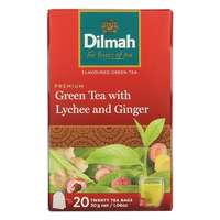 DILMAH Zöld tea DILMAH Lychee & Ginger 20 filter/doboz