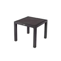 Rattan Asztal 90X90 Cm Barna