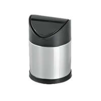 Fém Billenős Szemetes 1,5 Lt Inox 851