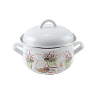 Zománc Lábas+Fedő 16Cm 1.8L