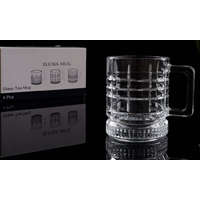 Elusia Üveg Bögre Szett 4 Db