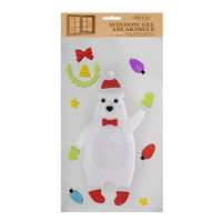 QX Ablakzselé 15x30 cm jegesmedve