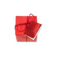 Clairefontaine Ajándékkísérő kártya Clairefontaine piros 20 db/csomag