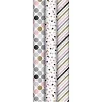 Clairefontaine Díszcsomagoló tekercses Clairefontaine 70x200 cm 57g általános, basic, 3 minta