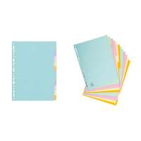 Exacompta Elválasztólap karton Exacompta A/4 12 részes színes 170 g