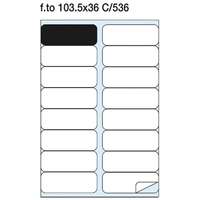 Pátria Egyéb Etikett címke Pátria 103.5x36 mm szegéllyel