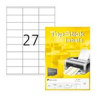 Topstick Etikett címke Topstick 70x32 mm szegéllyel 100 ív 2700 db/doboz