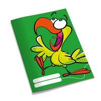 PD School Füzet pd kisalakú 27-32 kockás Tengernyi tudás papagáj