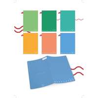 Pigna Füzet Pigna Monocromo Green A/4 tűzött 42 lapos kockás