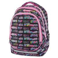 PLAY Hátitáska anatómiai Play Maxx csajos ragyogás fekete/rózsaszín