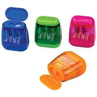 Centrum Hegyező Centrum 2 lyukú műanyag tartályos 4,2x2,5x5 cm vegyes színek