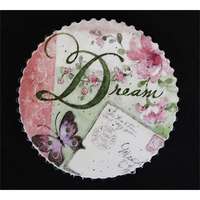 QX Hűtőmágnes kör 7,2 cm Dreams