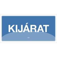 PD Office Információs tábla pd 10x20 cm Kijárat kék