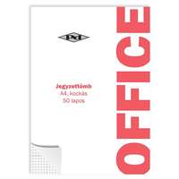 PD Office Jegyzettömb pd ragasztott A/4-50 lapos kockás