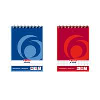 Herlitz Jegyzettömb spirálos Herlitz A/6 50 lapos kockás