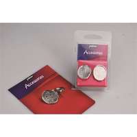 Pébéo Kreatív fülbevaló alap Pébéo fém ovális 20x25 mm ródium bevonattal