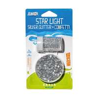 Junior Kreatív Junior csillám + konfetti szett, ezüst, bliszteren