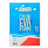 Junior Kreatív Junior dekor gumilap A/4, piros, 10 db/csomag