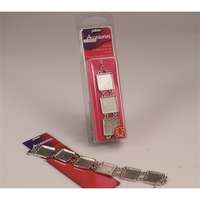 Pébéo Kreatív karkötő alap Pébéo fém szögletes ródium bevonattal