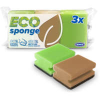 BONUS Mosogatószivacs BONUS formázott 9,5x7,1x4,5 cm 3 db/csomag