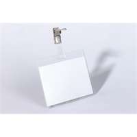Durable Névkitűző Durable 90x60 mm forgatható fémcsipesszel fekvő