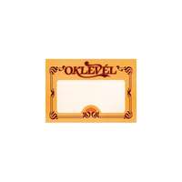 PD School Oklevél pd B/4 fekvő egyoldalas sárga/barna