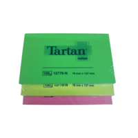 3M Öntapadós jegyzettömb 3M Post-it 76x127 mm neon színek 12776-N