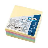 Centrum Öntapadós jegyzettömb Centrum Stick Notes 51x51 mm 250 lapos pasztell vegyes színek