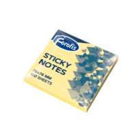 Forofis Öntapadós jegyzettömb Forofis 76x76 mm 100 lapos