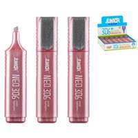 Junior Szövegkiemelő Junior glitteres rózsaszín pasztell "neo 306"