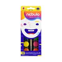 Nebuló Vízfesték Nebuló 23 mm 12 db-os klt. ecsettel